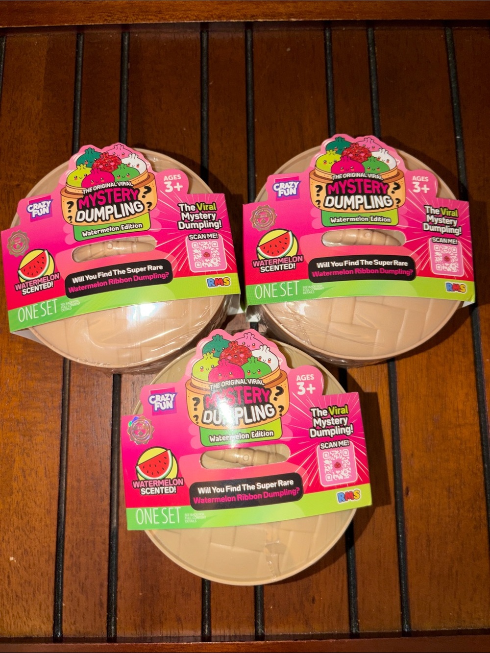 RMS Mystery Dumpling Watermelon Edition- Factory Sealed- set of 3